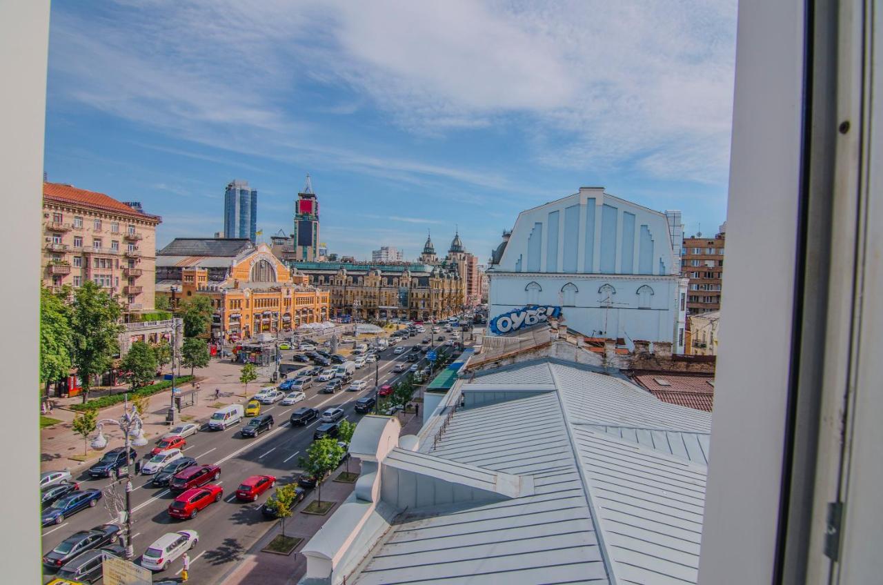 Lucky Hostel На Крещатике Kiev Exterior foto
